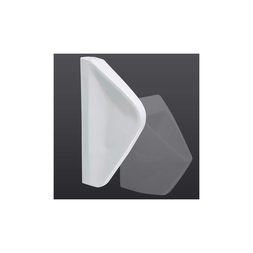 EcoStep 33001 - Pisoárová deliaca stena 57,5x36 cm keramika/biela