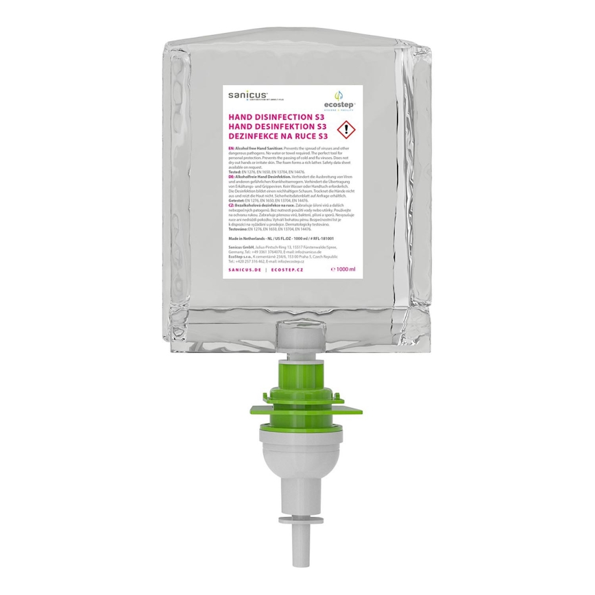 EcoStep 50170 - Penová dezinfekcia bez alkoholu S3/S2 1000 ml