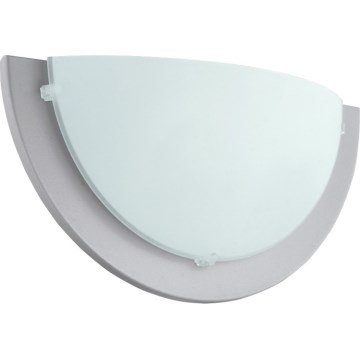 Eglo 181327 - Nástenné svietidlo ICEBERG 1xE27/60W/230V strieborné