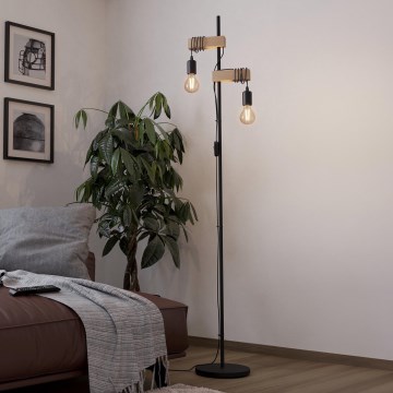 Eglo 183215 - Stojacia lampa TOWNSHEND 2xE27/10W/230V