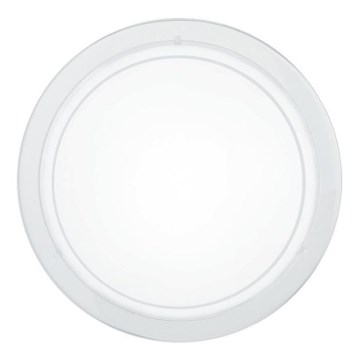 Eglo 18526 - Stropné svietidlo HUBAA 1xE27/60W/230V, priemer 29 cm, biele