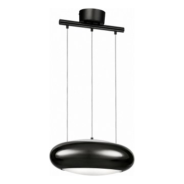 Eglo 18912 - Luster na lanku CARSICO 1xE27/60W/230V čierny chróm
