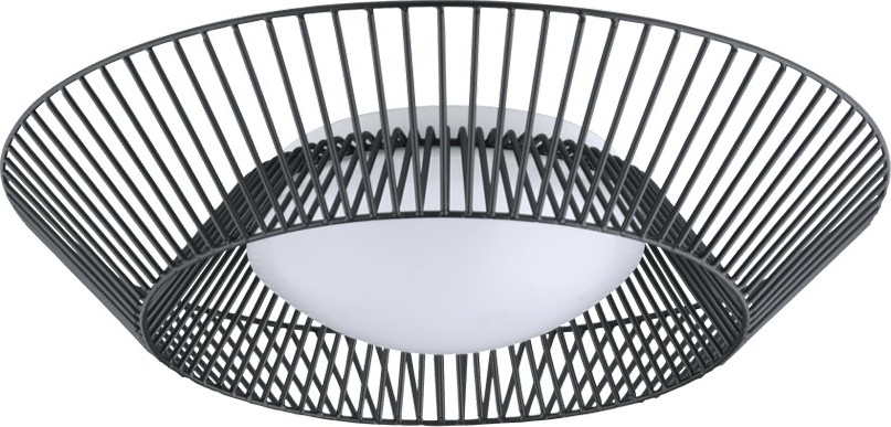 Eglo 200842 - LED stropné svietidlo PIASTRE LED/8,2W/230V pr. 39 cm čierne