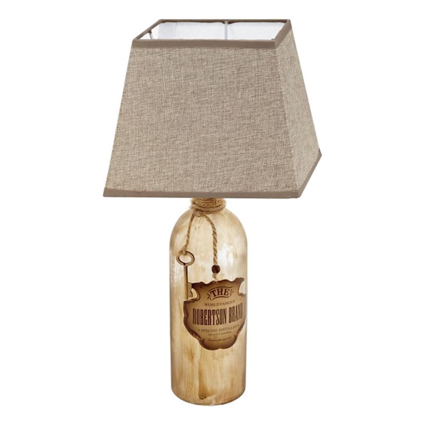 Eglo 202113 - Stolná lampa MOJADA 1xE27/40W/230V hnedá