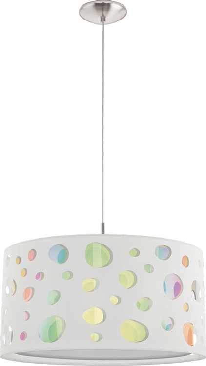 Eglo 202528 - Detský luster na lanku MONEDA 1xE27/60W/230V