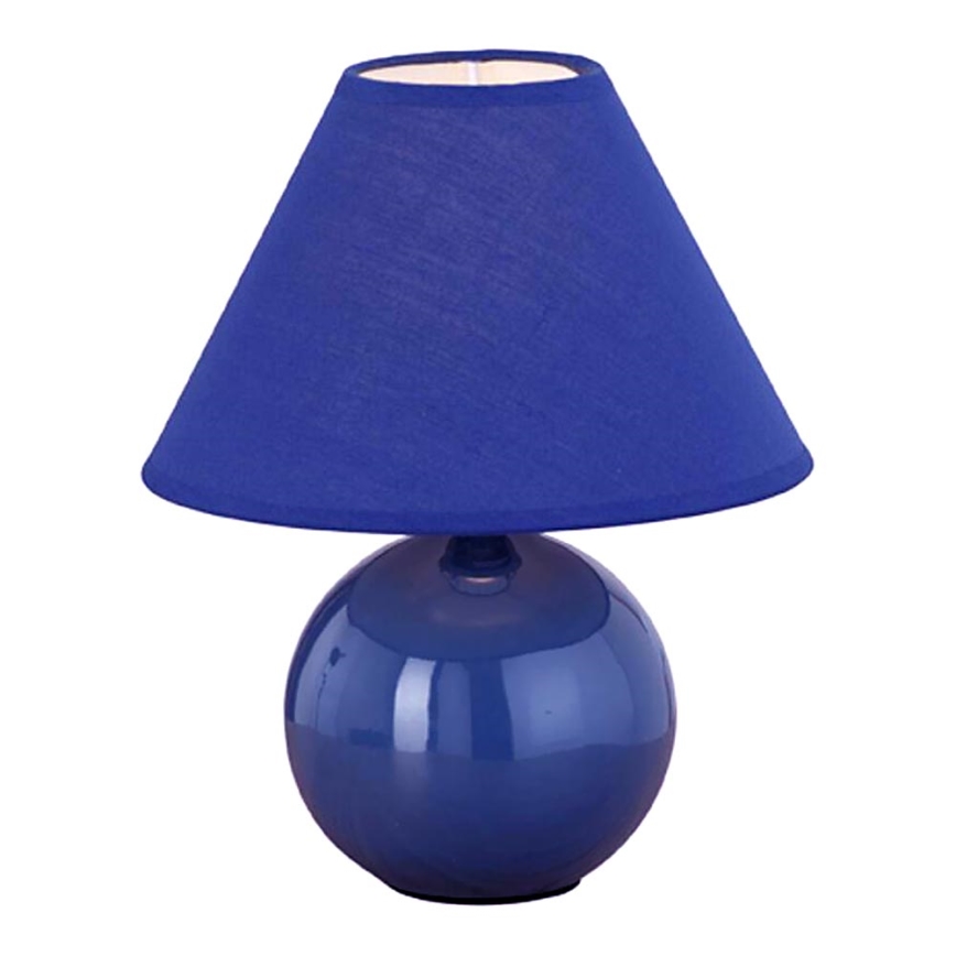 Eglo 23872 - Stolná lampa TINA 1xE14/40W/230V modrá