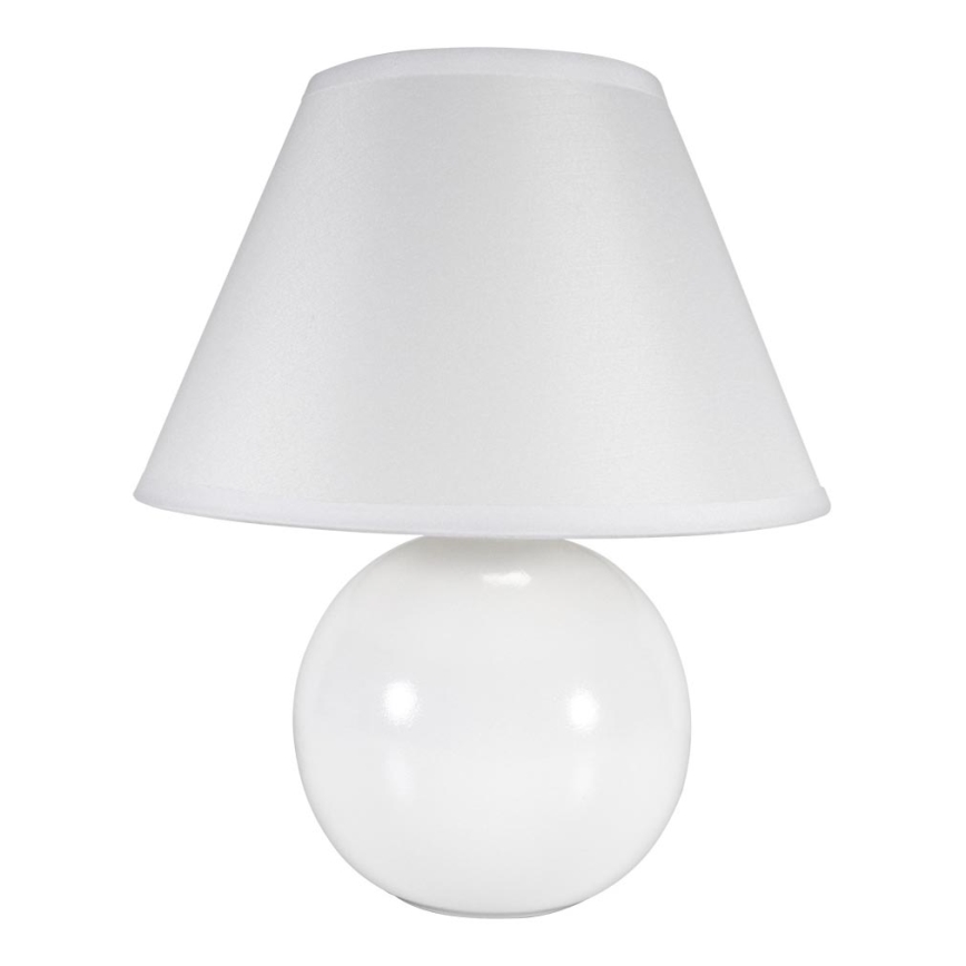 Eglo 23873 - Stolná lampa TINA 1xE14/40W/230V biela