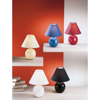 Eglo 23873 - Stolná lampa TINA 1xE14/40W/230V biela