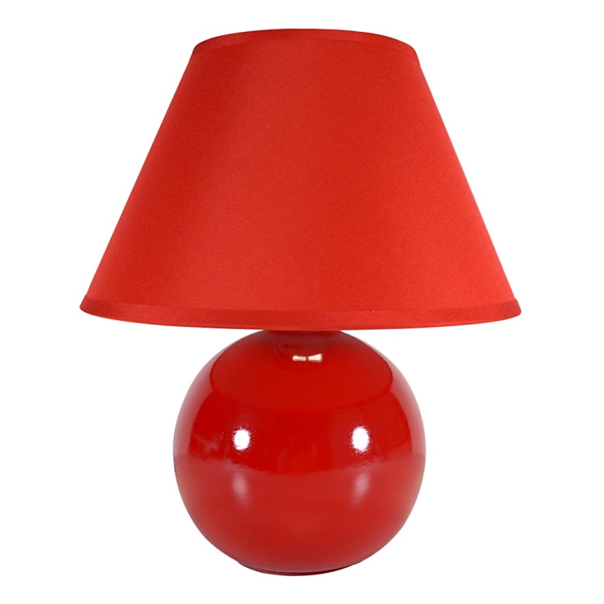 Eglo 23876 - Stolná lampa TINA 1xE14/40W/230V červená