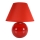 Eglo 23876 - Stolná lampa TINA 1xE14/40W/230V červená
