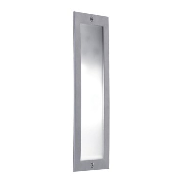 Eglo 27814 - Vonkajšie zapustené svietidlo ZIMBA 1xE27/60W/230V IP44 sivá