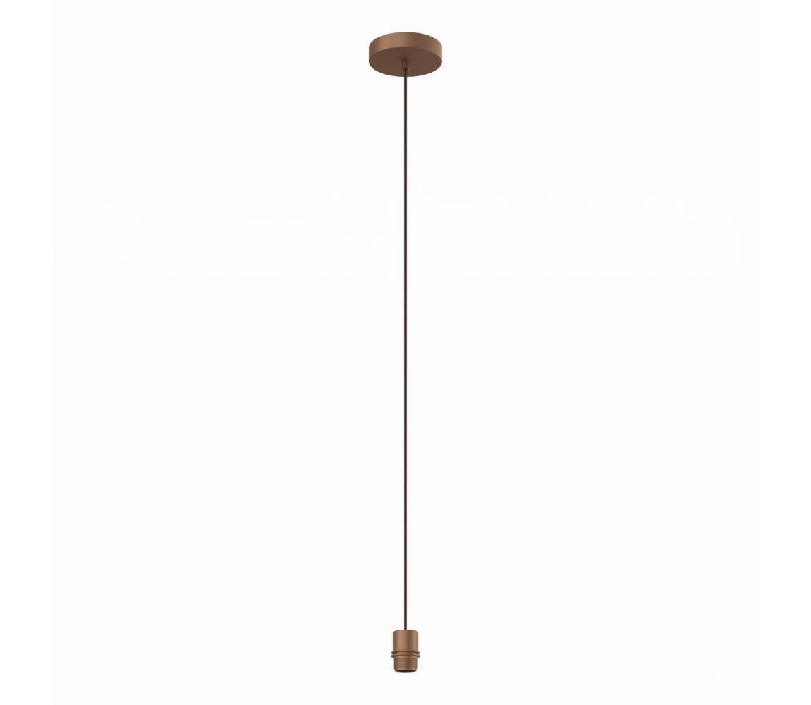 Eglo 300172 - Napájací kábel CURITIBA 1xE27/40W/230V hnedý 300172