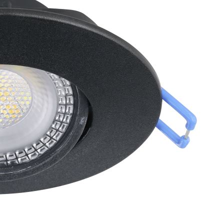 Eglo - SADA 10xLED podhľadových svietidiel LED/4,9W/230V 2700/4000/6500K pr. 9 cm čierna