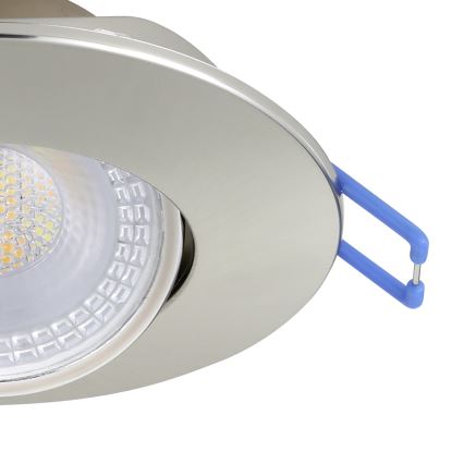 Eglo - SADA 3× LED podhľadových svietidiel LED/4,9W/230V 2700/4000/6500K pr. 9 cm matný chróm