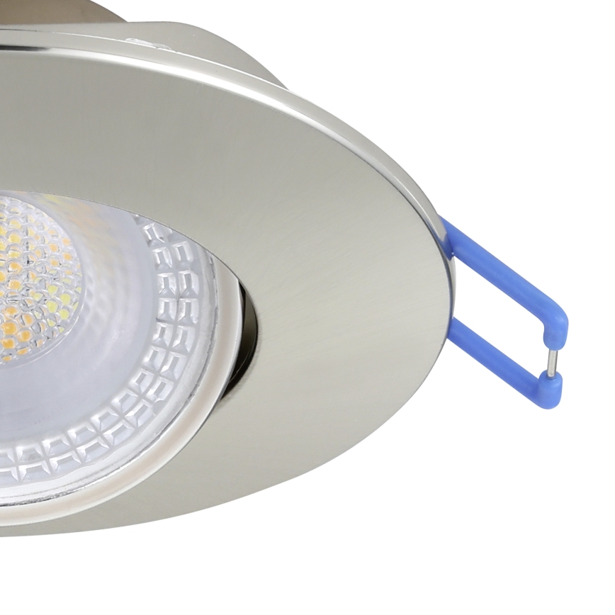 Eglo - SADA 10× zapustených LED svietidiel LED/4,9W/230V 2700/4000/6500K pr. 9 cm matný chróm