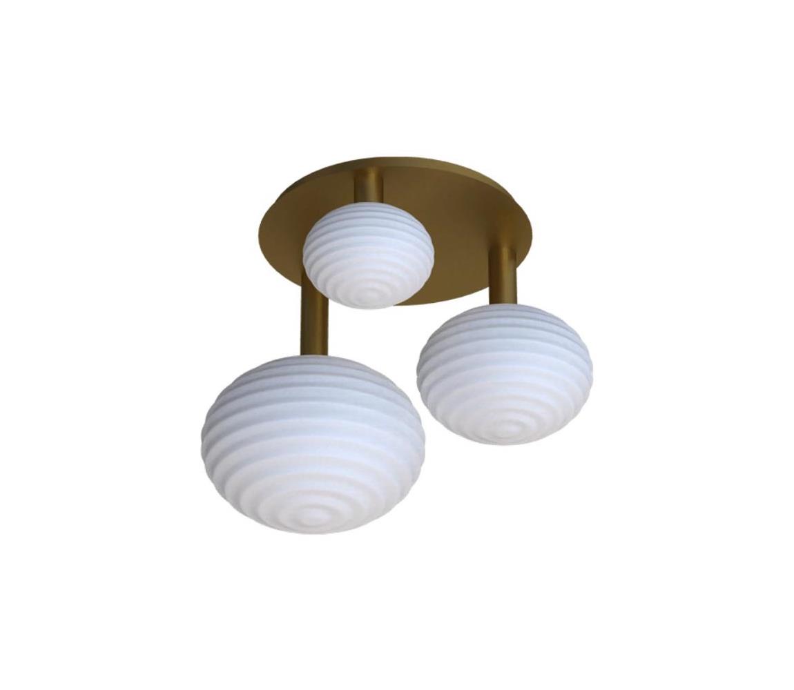 Eglo 300498 - Prisadený luster ERCALTO 3xE27/25W/230V zlatý 300498