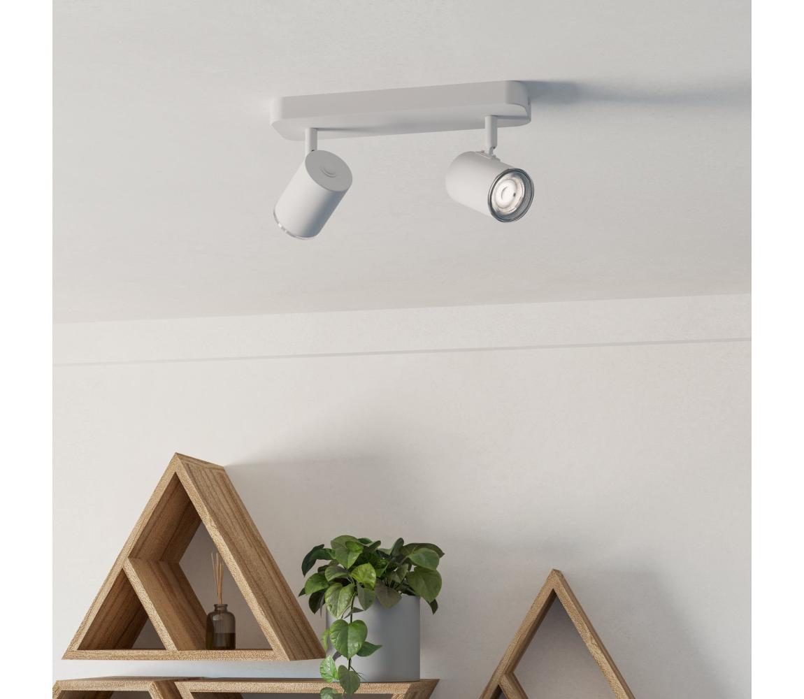Eglo 300575 - Kúpeľňové bodové svietidlo CONSUMA 2xGU10/5W/230V IP44 biela 300575
