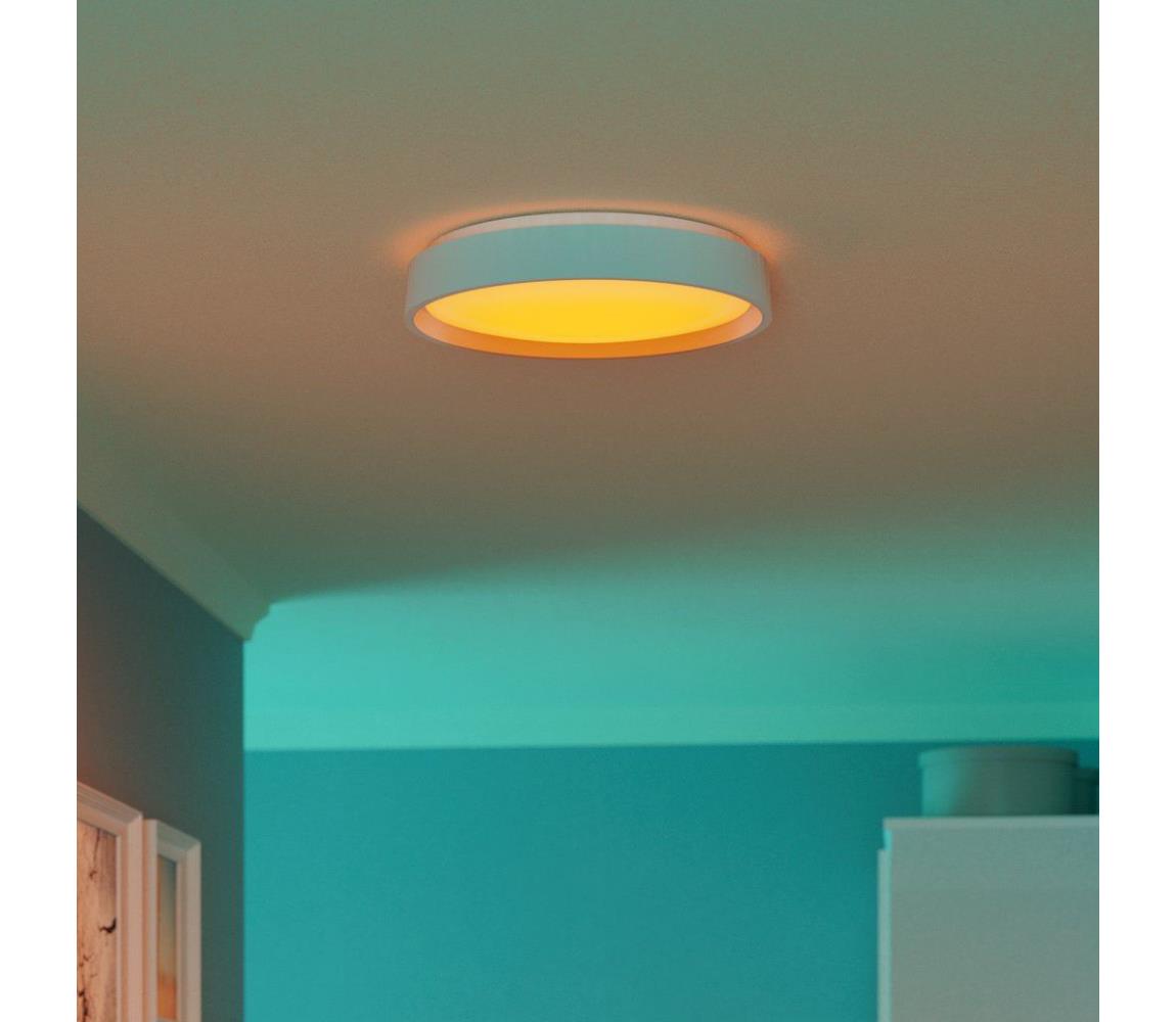 Eglo 300686-LED RGBW stmievateľné stropné svietidlo MASSIGNANO-Z LED/18,5W/230V biela + diaľkový ovládač 300686