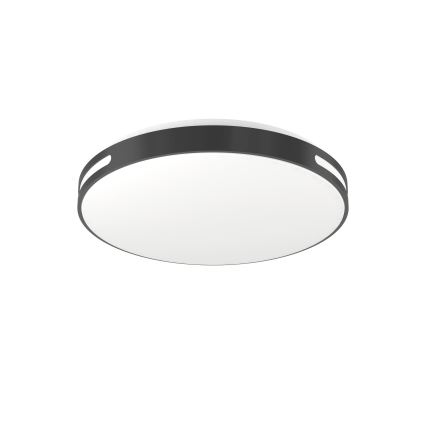 Eglo 300687 - LED RGBW stmievateľné stropné svietidlo MONTEGRANARO-Z LED/18,5W/230V 2700-6500K pr. 39,4 cm čierna + diaľkové ovládanie