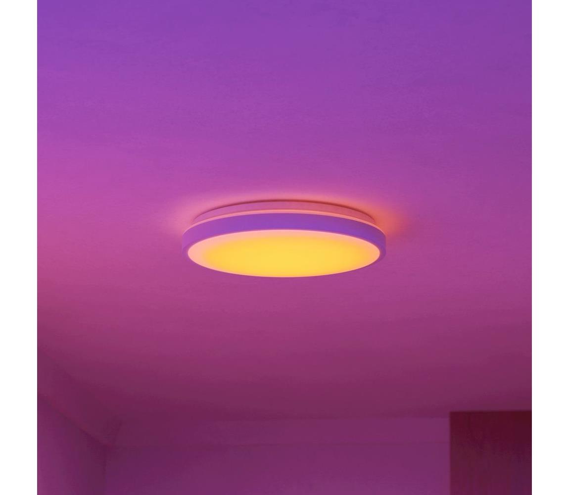Eglo 300689 -LED RGBW stmievateľné stropné svietidlo MONTARELLINO-Z LED/18,5W/230V biela + diaľkový ovládač 300689