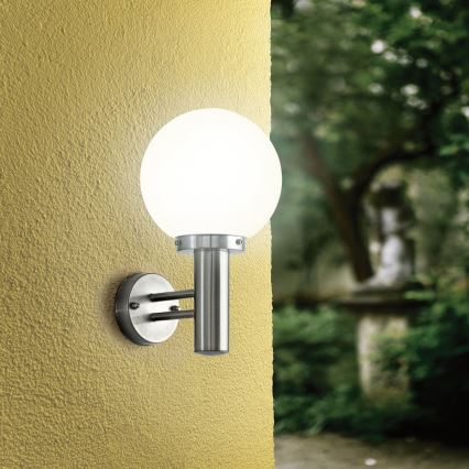 Eglo - Vonkajšia lampa NISIA E27/60W/230V