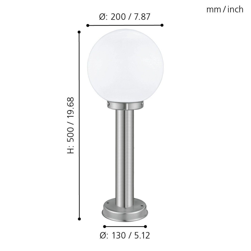 Eglo - Vonkajšia lampa 1xE27/60W