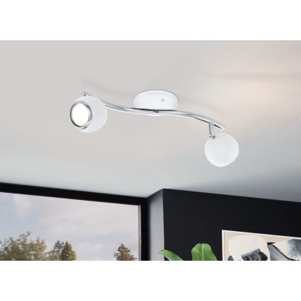 Eglo - LED Bodové svietidlo 2xGU10/3W LED