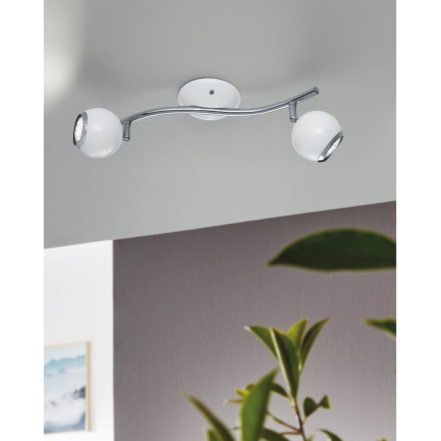 Eglo - LED Bodové svietidlo 2xGU10/3W LED