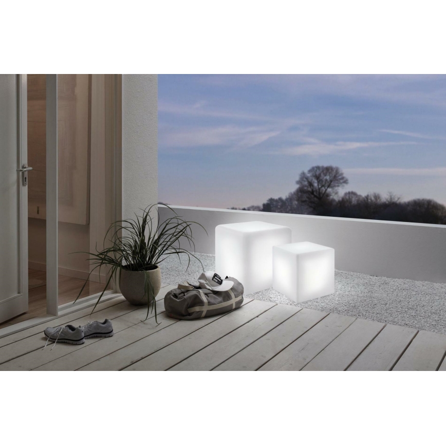 Eglo 31053 - LED RGBW Stmievateľná vonkajšia lampa 1xE27/9W/230V 30 cm IP65