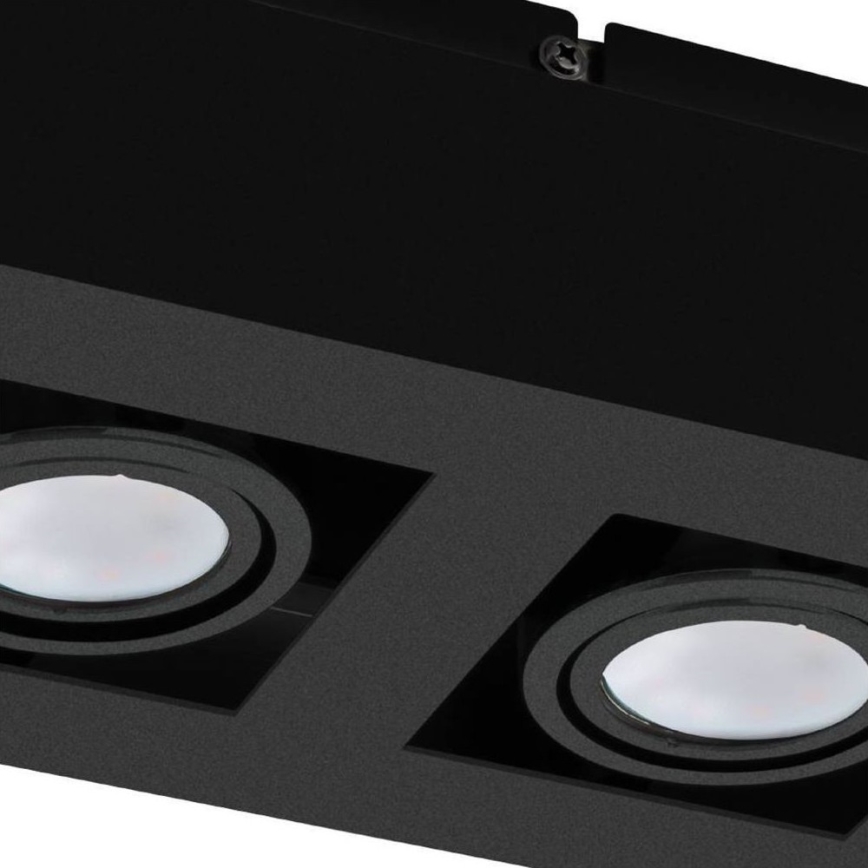 Eglo 31063 - LED bodové svietidlo MENDOZA 2xLED/4,7W/230V 3000K čierne