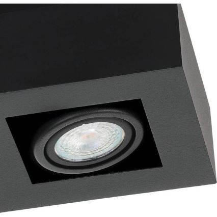 Eglo 31064 - LED bodové svietidlo MENDOZA 3xLED/4,7W/230V 3000K čierna