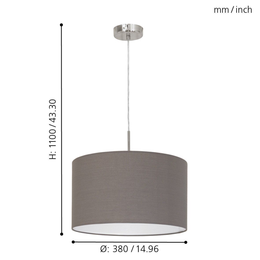Eglo Luster na lanku E27/60W/230V