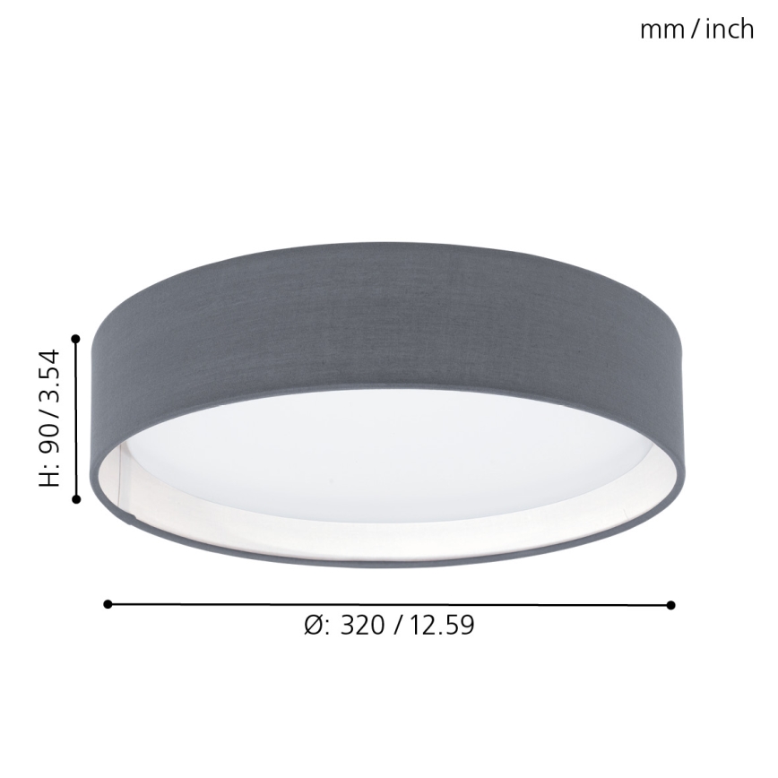 Eglo - LED stropné svietidlo 1xLED/12W/230V