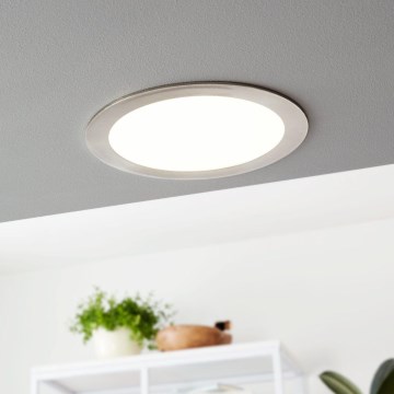 Eglo 31676 - LED vgradna stropna svetilka FUEVA 1 LED/18W/230V, premer 22,5 cm