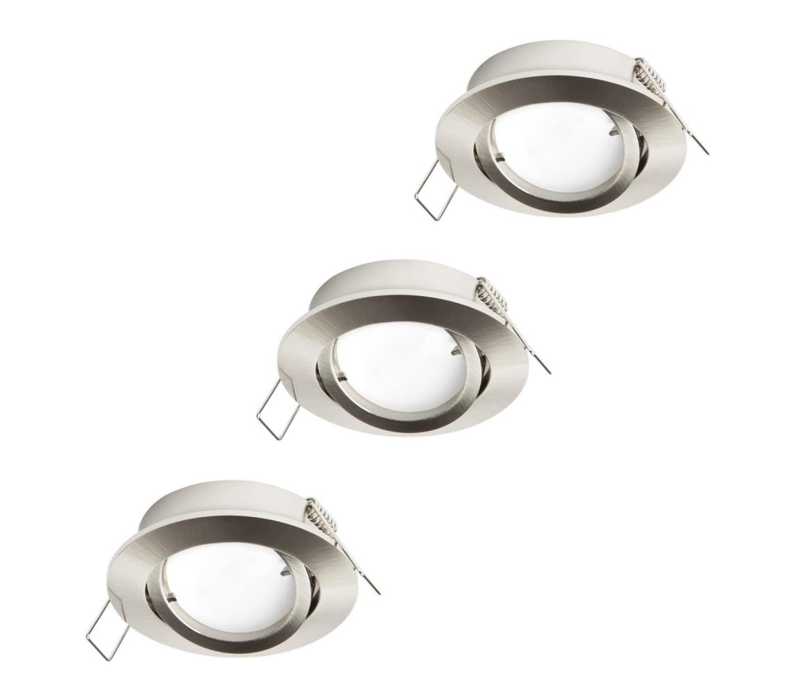 Eglo 31692 - SADA 3x LED podhľadových svietidiel TEDO 1xGU10/5W/230V 31692
