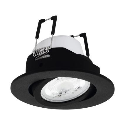 Eglo 31695 - LED RGBW Stmievateľné podhľadové svietidlo SALICETO-Z LED/4,7W/230V 2700-6500K čierna