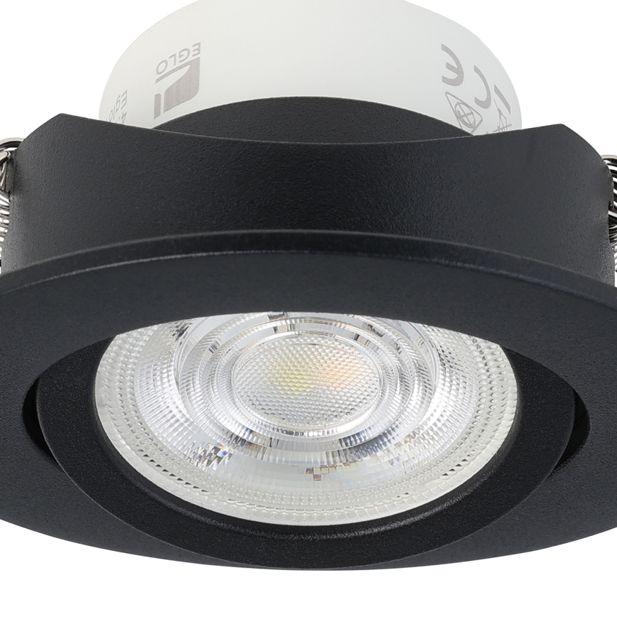 Eglo 31695 - LED RGBW Stmievateľné podhľadové svietidlo SALICETO-Z LED/4,7W/230V 2700-6500K čierna