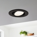 Eglo 31695 - LED RGBW Stmievateľné podhľadové svietidlo SALICETO-Z LED/4,7W/230V 2700-6500K čierna