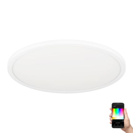 Eglo 31699 - LED RGBW Stmievateľné stropné svietidlo ROVITO-Z LED/16,5W/230V 2700-6500K biela