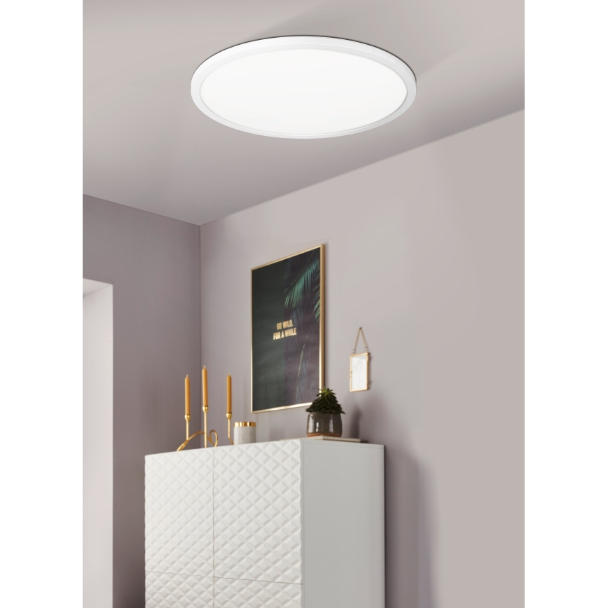 Eglo 31699 - LED RGBW Stmievateľné stropné svietidlo ROVITO-Z LED/16,5W/230V 2700-6500K biela