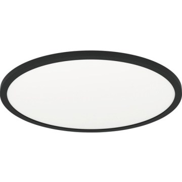 Eglo 31704 - LED RGBW Stmievateľné stropné svietidlo ROVITO-Z 1xLED/16,5W/230V 2700-6500K pr. 42 cm čierna + diaľkové ovládanie