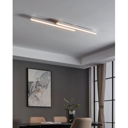 Eglo 31713 - LED RGBW Stmievateľné stropné svietidlo SALITERAS-Z LED/20,4W/230V 2700-6500K biela