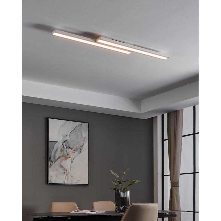 Eglo 31713 - LED RGBW Stmievateľné stropné svietidlo SALITERAS-Z LED/20,4W/230V 2700-6500K biela