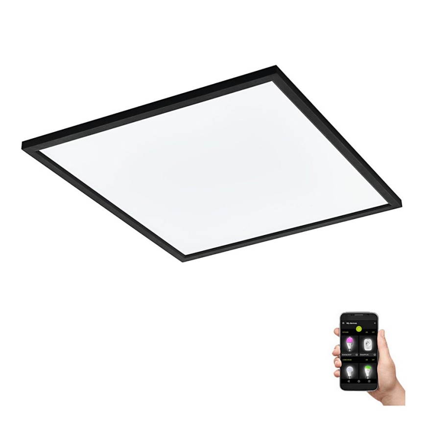 Eglo 31725 - LED Stmievateľné stropné svietidlo SALOBRENA-Z LED/33W/230V 2700-6500K čierna