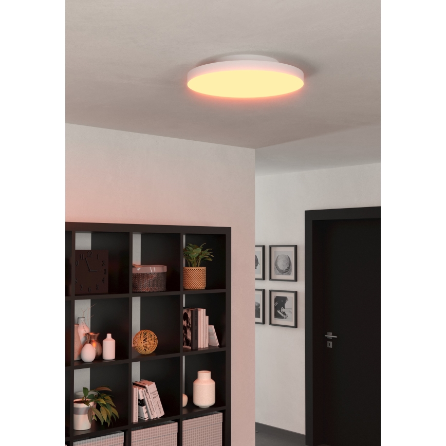 Eglo 31728 - LED RGBW Stmievateľné stropné svietidlo TURCONA-Z LED/22,4W/230V 2700-6500K biela