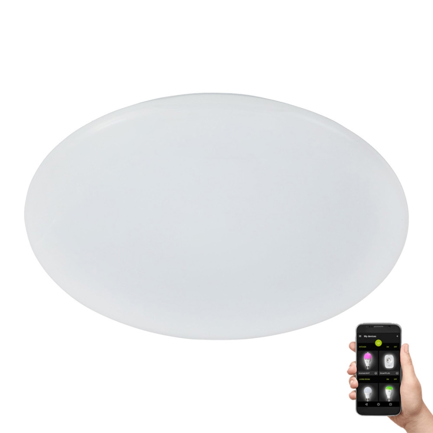 Eglo 31737 - LED Stmievateľné stropné svietidlo TOTARI-Z LED/19,2W/230V 2700-6500K biela