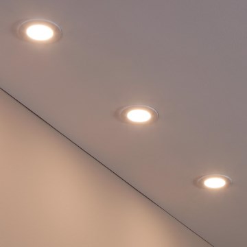 Eglo 31741 - Komplet 3x zatemljivih LED vgradnih stropnih svetilk za kopalnico FUEVA-Z 1xLED/2,8W/230V 2700-6500K IP44 bele premer 8,5 cm