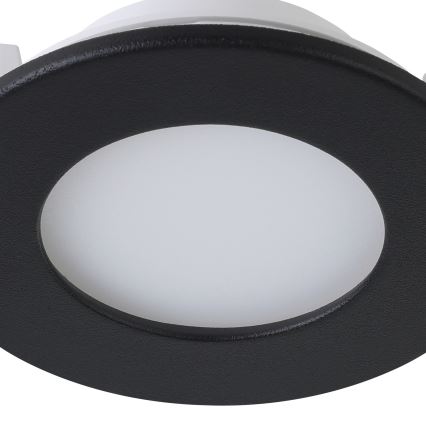 Eglo 31743 - SADA 3x LED Stmievateľné kúpeľňové podhľadové svietidlo FUEVA-Z 1xLED/2,8W/230V 2700-6500 IP44 čierna