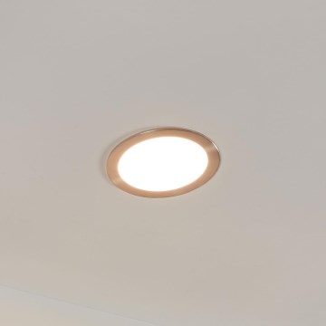 Eglo 31746 - Stmievateľné LED kúpeľňové podhľadové svietidlo FUEVA-Z LED/10,5W/230V 2700-6500K IP44 chróm priemer 16,5 cm