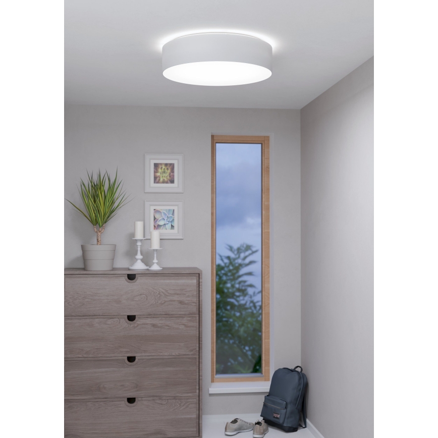 Eglo 31766 - LED RGBW stmievateľné stropné svietidlo ROMAO-Z LED/35W/230V 2700-6500K priemer 57 cm biela